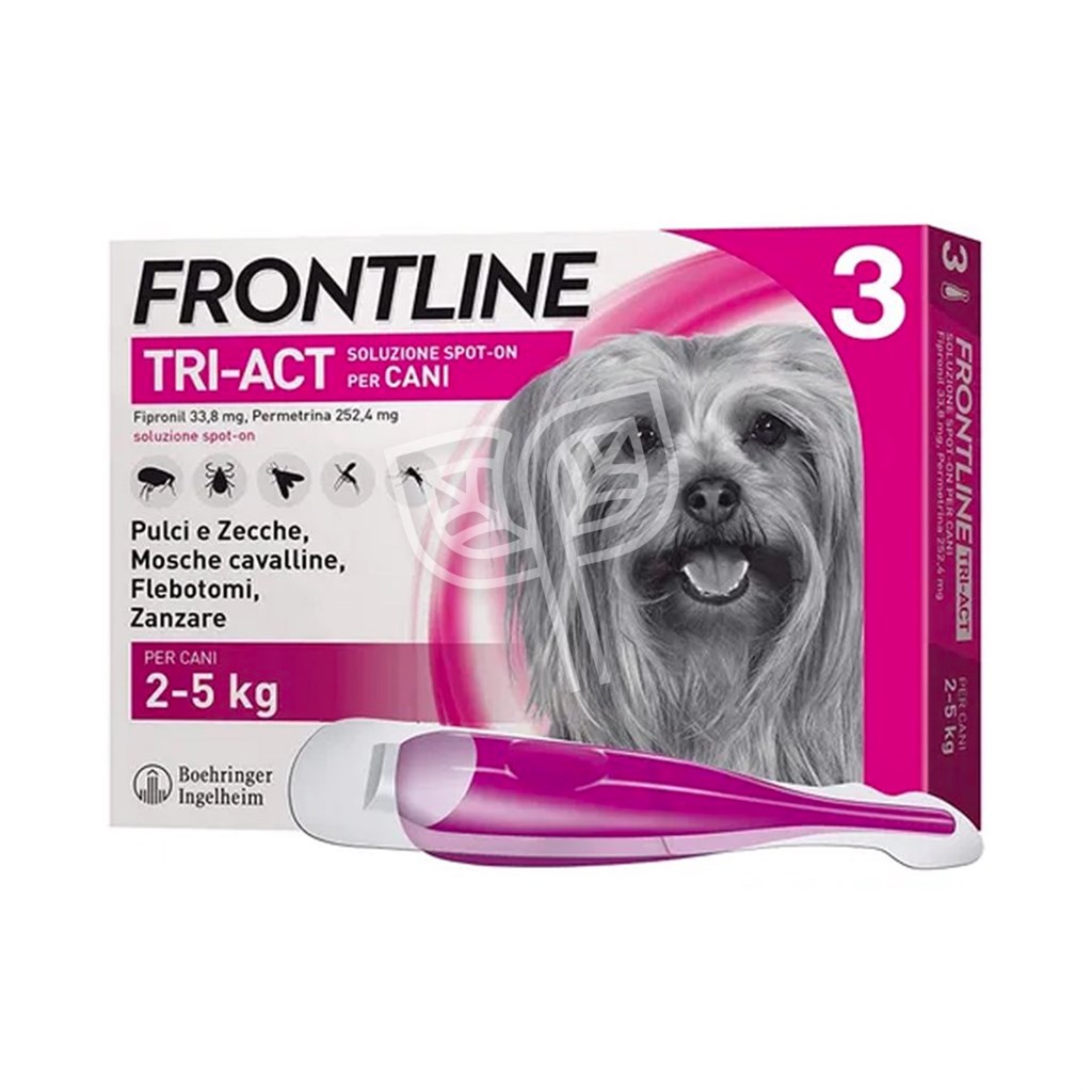 FRONTLINE TRI-ACT SPT-ON CANI DA 2 A 5 KG - 3 PIPETTE